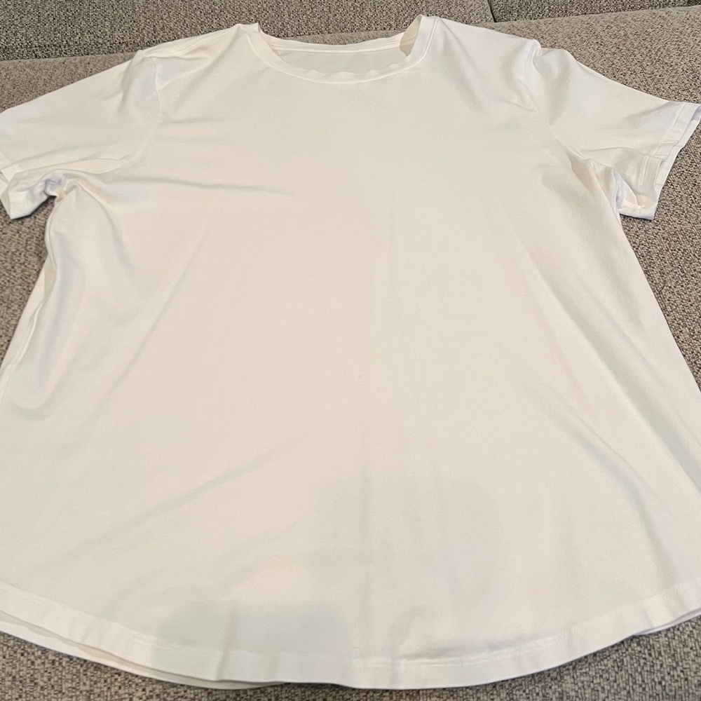 Lululemon Love Crew White, size 10, like new.